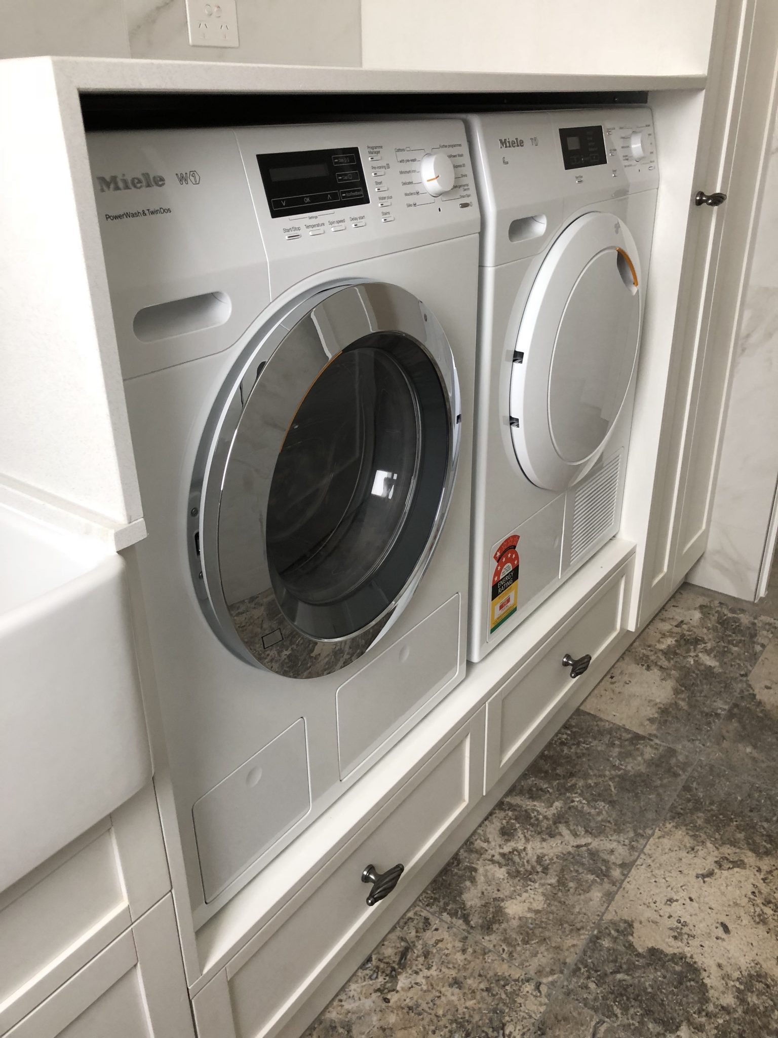 new laundry in home renovation 