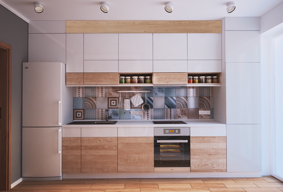 one wall kitchen layout