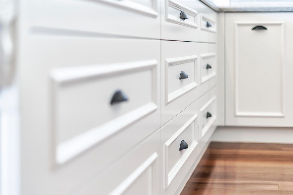 Marine Drive East Kitchen Renovation with white drawer