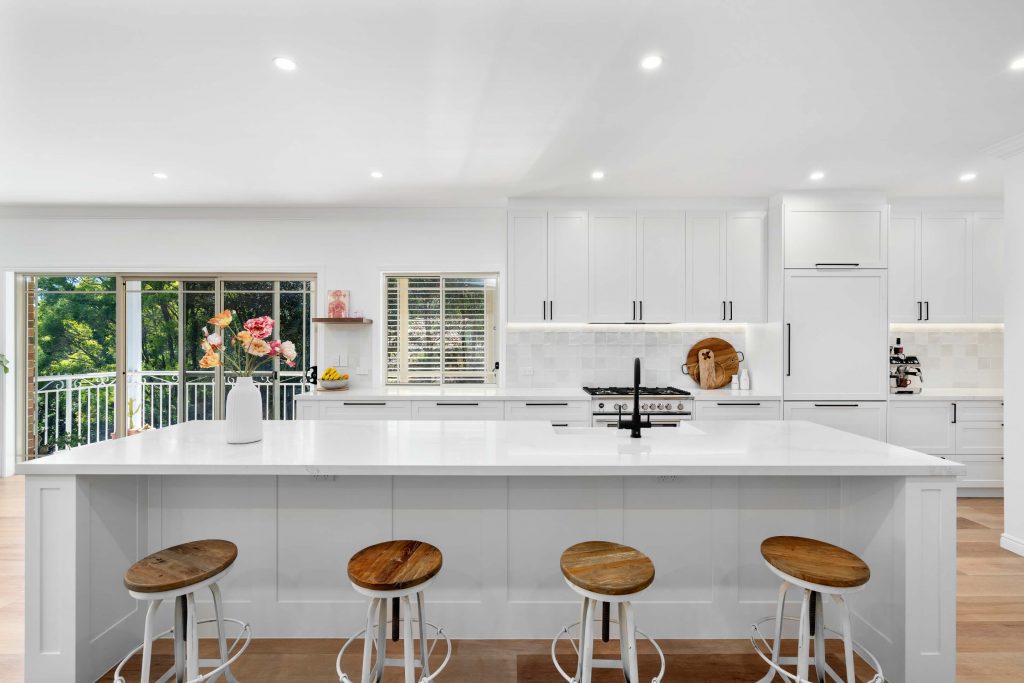 owners survived the kitchen renovation on the gold coast in Robina 